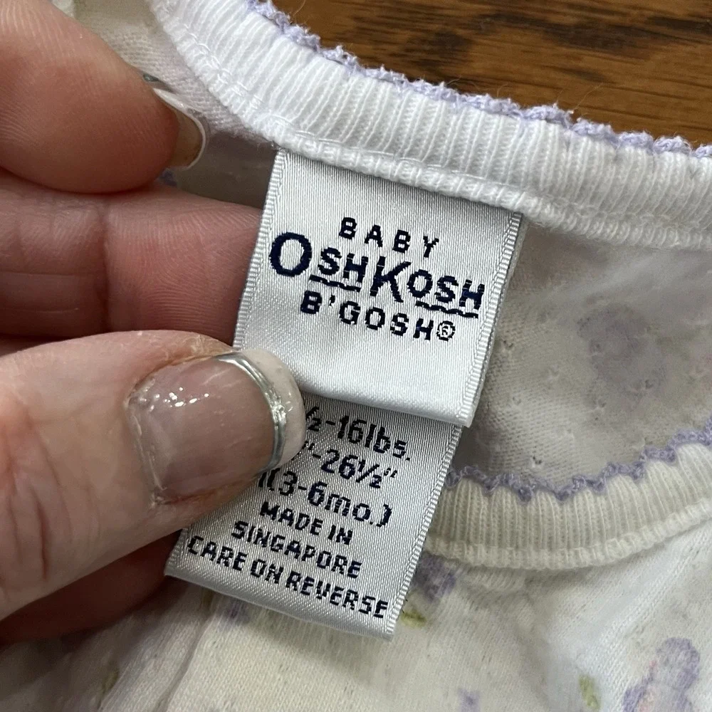 Vintage OshKosh B'Gosh Baby Sleeper 3–6 Months